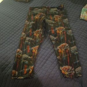 Constantly Varied Gear Dripping Roses Capris